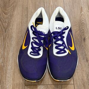 Nike Men's Purple and Yellow Athletic Shoes